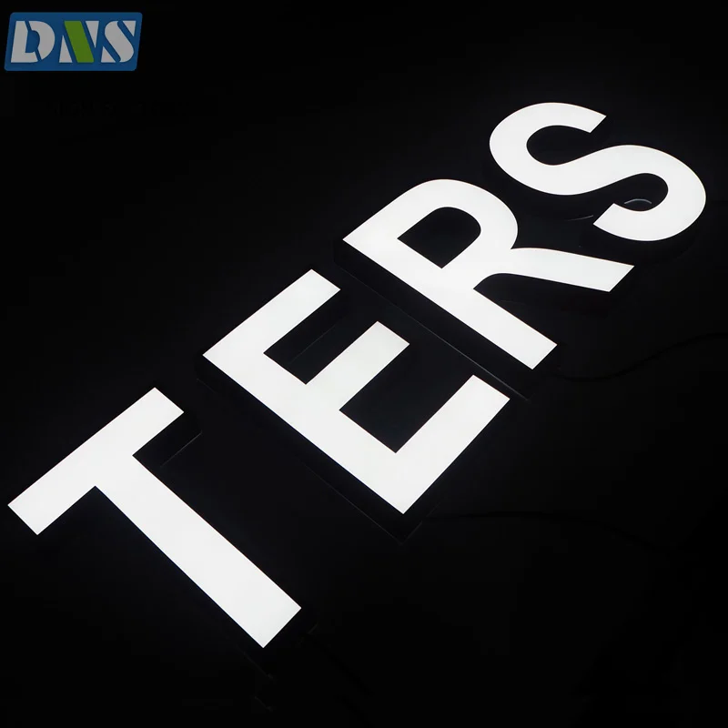 channel letters sings front signs display store sign board outdoor advertising led light letter