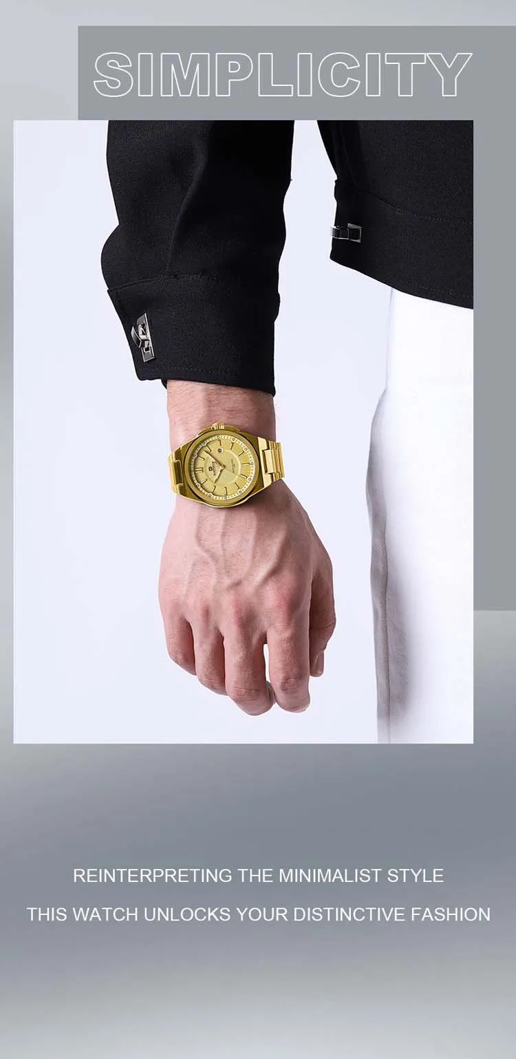 NAVIFORCE NF9212 luxury personalized man quartz watch nice Stainless steel band Luminous date display Minimalist business watch
