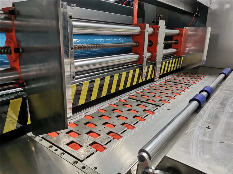 Series automatic printer slotter machine corrugated carton box printing slotting pizza box making machine