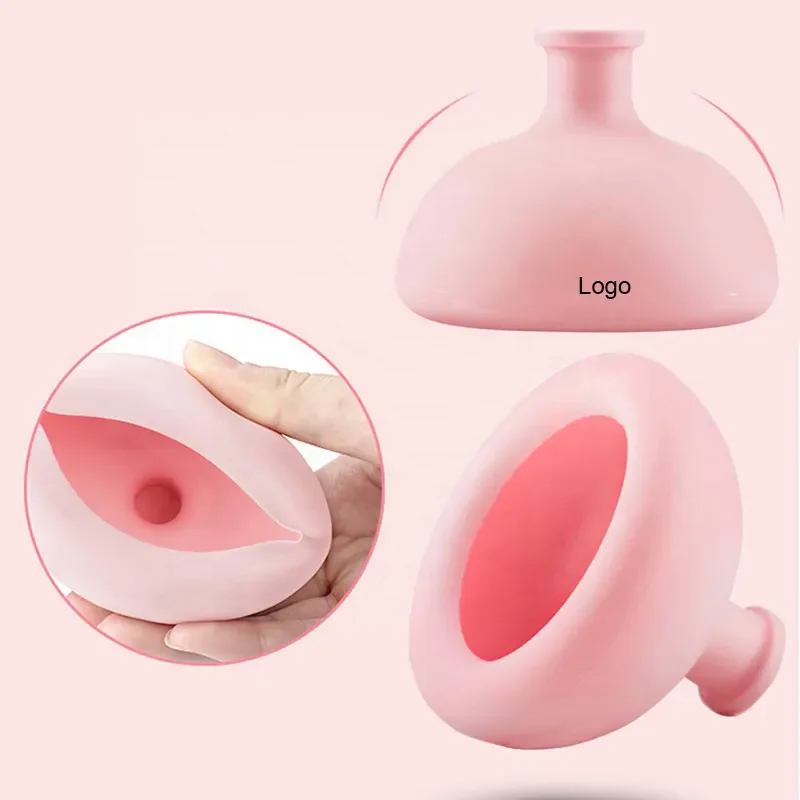 High Quality Baby Hiccup Back Pressure Sputum Aspirator Cup Phlegm Burping Digest Helper Baby Silicone Palm Cup