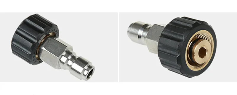 Pressure Washer Twist Connect M22 14 15mm X 1/4 inch Quick Disconnect Plug High Pressure Fitting Quick Coupler Nipple