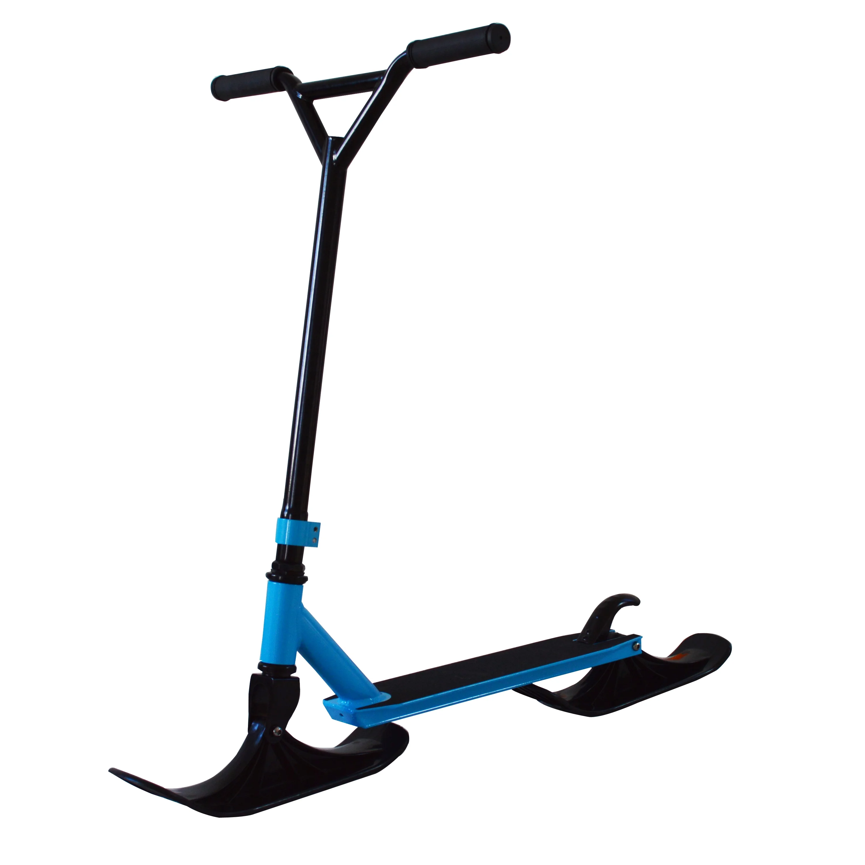 Салазки скутер, 100 колеса салазки 2-в-1 Дети Скутер снегоход, регулируемая длина ручек Алюминиевый напольный Электрический скутер