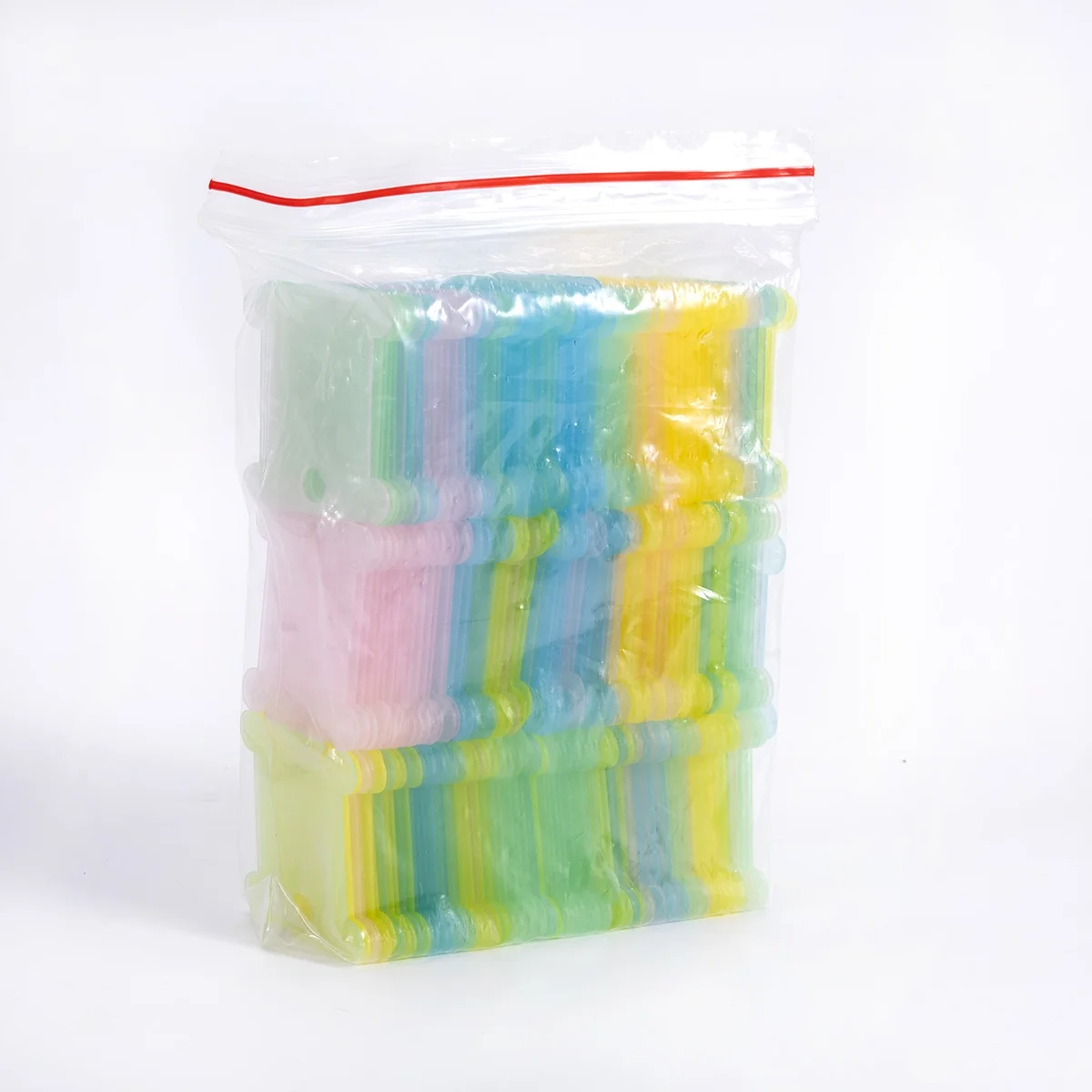 wholesale plastic bobbins thread board price high quality cheap price rainbow colorful transparent floss bobbins