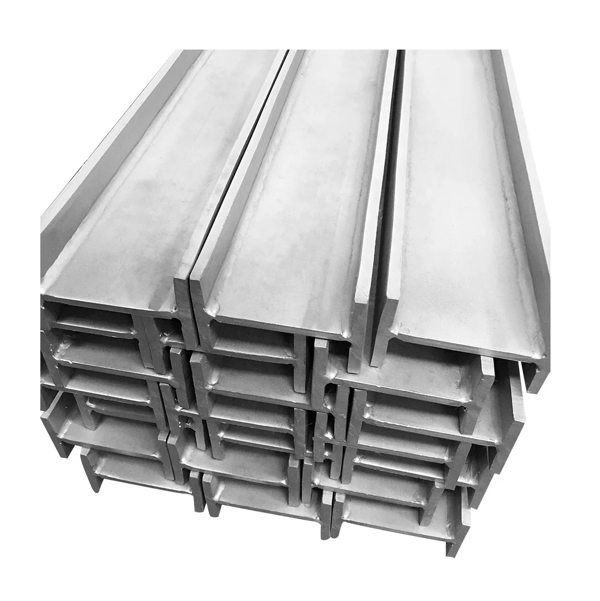 steel h beam section column hot rolled welded ms galvanized painted steel h-beams price h shape steel profile production line