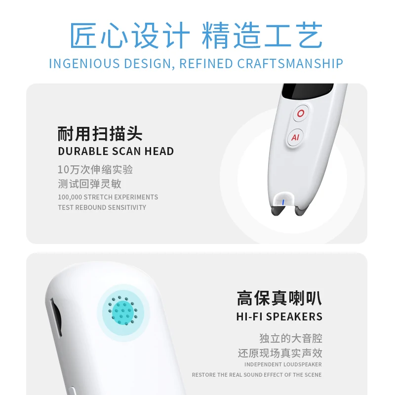 Language Learning Machine 134 Language voice Translator Pen 3 Inch Screen Scan Reader Translate Pen  Dictionary for student