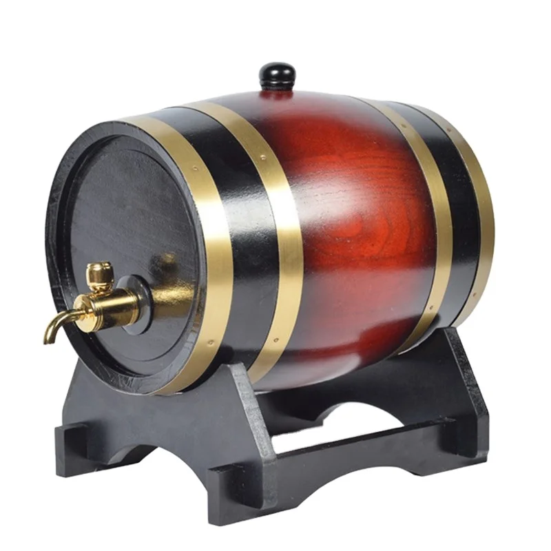 1.5 L wooden barrels with liner Handcrafted Oak Aging Whisky wooden Barrel for wine