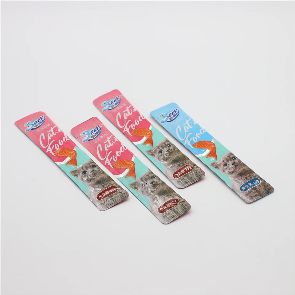 Оптовая продажа с завода батончики для кошачьего лечения высоким уровнем питания жидкая кремовая закуска кошек