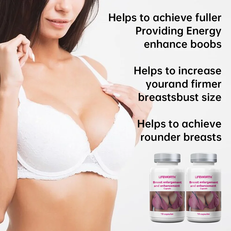 LIFEWORTH Breast and Hip Enhancer Capsules Curves Boobs Supplements Firming Big Breast Capsule Maca
