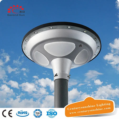 Factory wholesale circular UFO solar panel 15W led street light