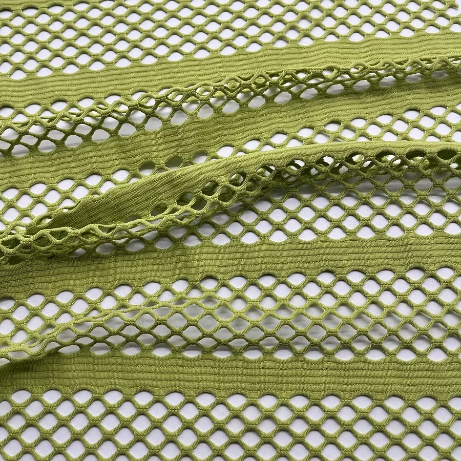 XA3228 mesh fabric soft flowery bikini beachwear costume garment polyester 4 way stretch textile