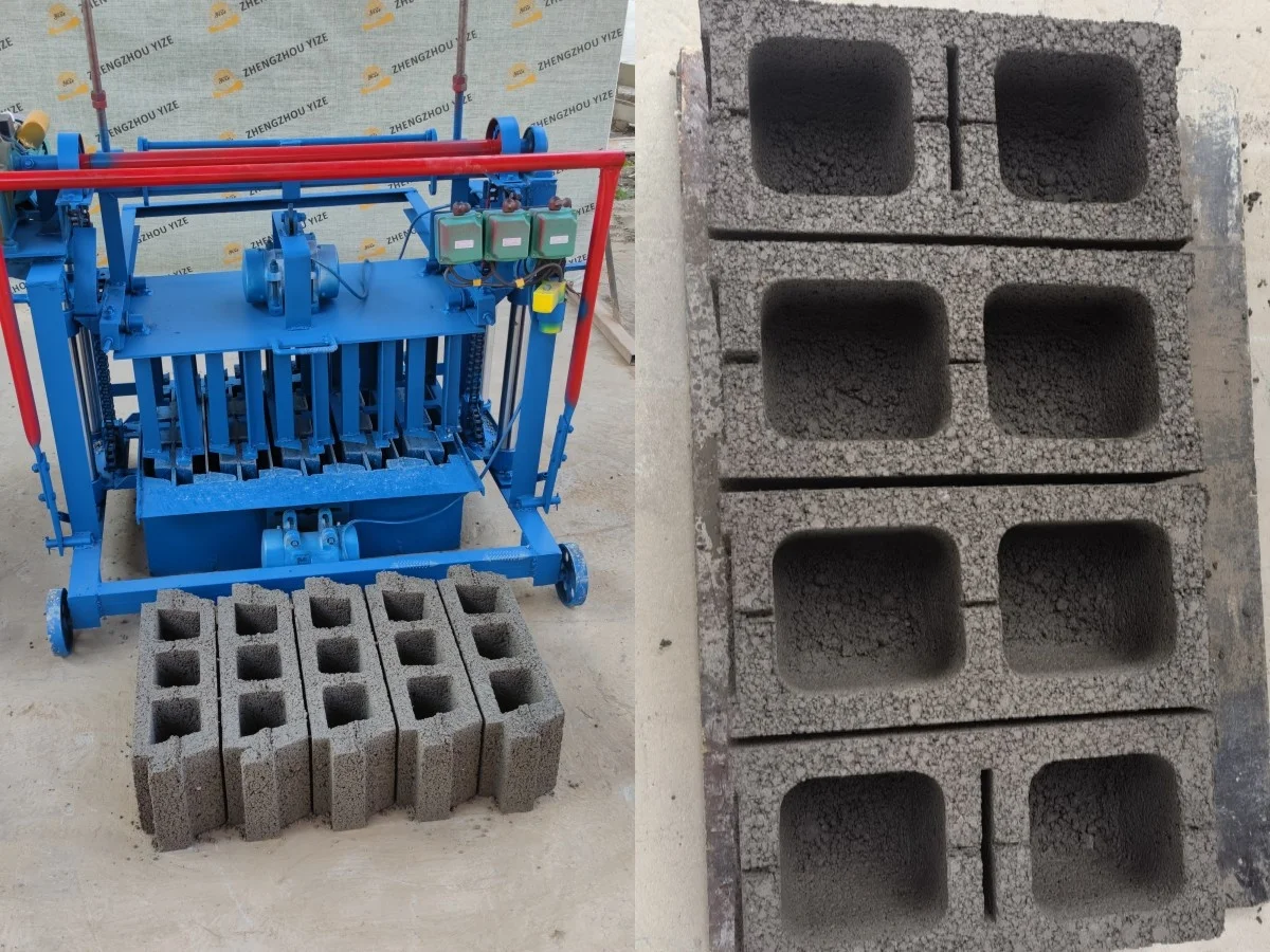 brick making machinery concrete block machine Hollow solid cement clay brick brock making interlocking block making machine