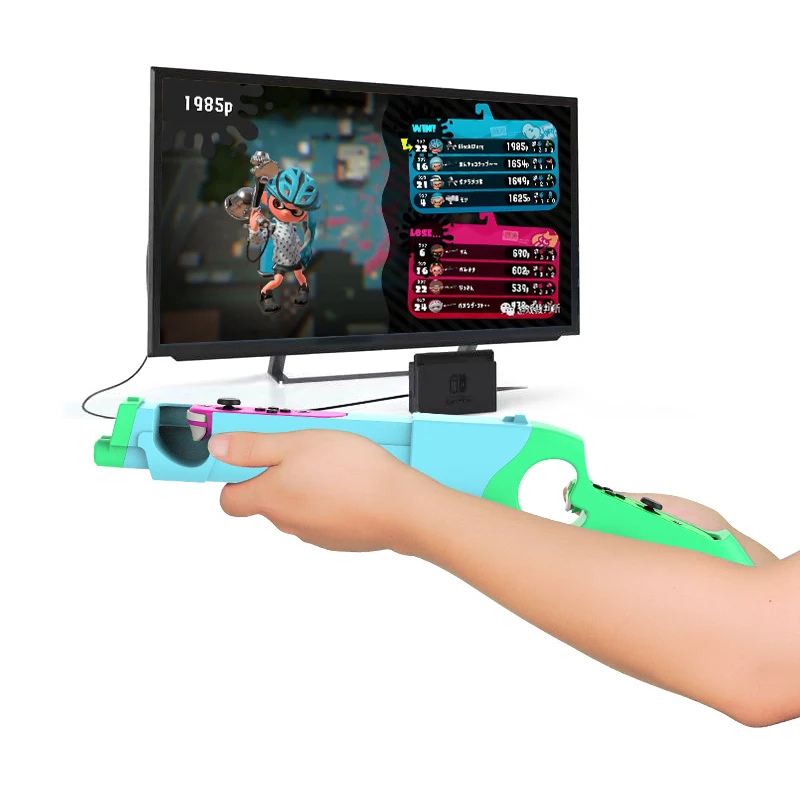 Ружье для стрельбы для Nintendo Switch OLED Joy-con, рукоятка для игр, ружье для стрельбы, рукоятка, держатель джойстика, аксессуары для Nintendo Switch