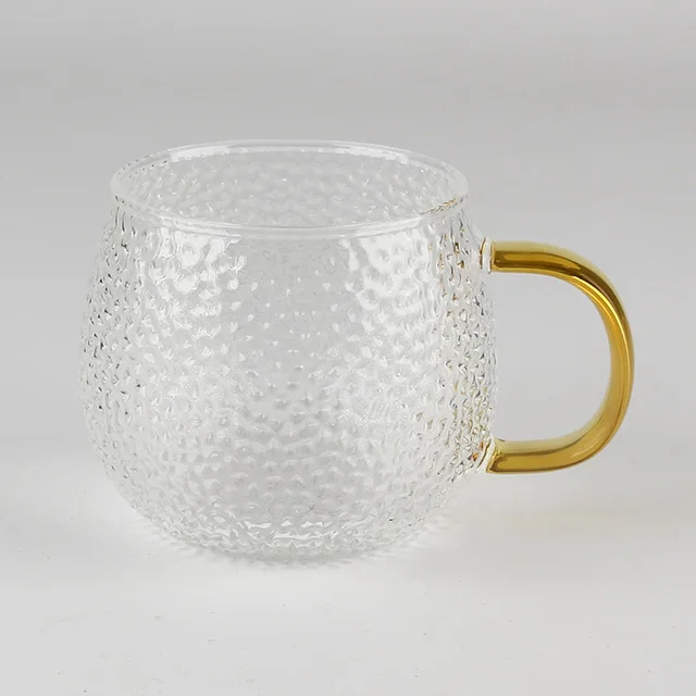 Factory Hot Sale 400ML Food Grade High Borosilicate Glass Tumbler