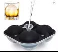 Bpa Free Large Ice Cube Maker High Quality 6 Cavity Silicone Ice Cube Mold Big Giant Size Silicone Ice Cube Tray