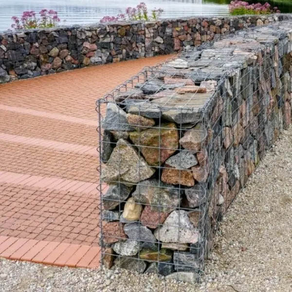 2X1X1 Wire Mesh Cages Galvanized Welded Stone Retaining Wall Gabion Mesh/Welded Gabion Cages/Protection Gabion Box