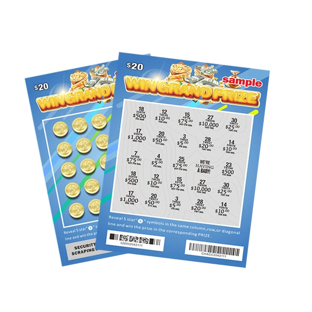 Custom Printing lucky card scratch off lottery tickets lotto paper lottery scratch card