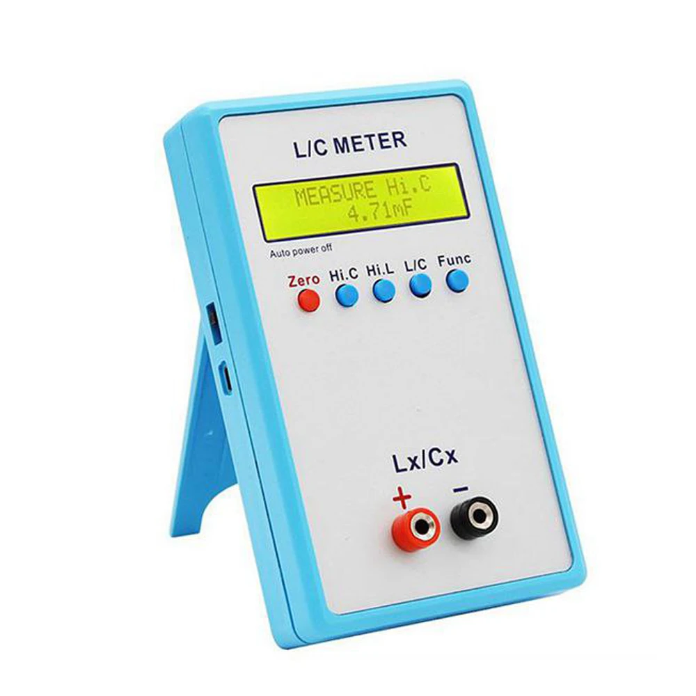LC200A Inductance Inductor Capacitance Capacitor L/C Multimeter Meter Tester Capacitance Digital LCR Meter