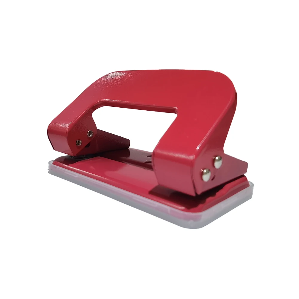 Hot-sale 2 hole paper puncher portable multi hand held metal hole punch