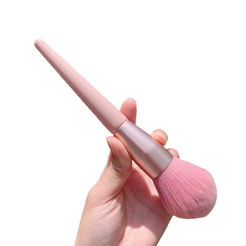 7Pcs 12Pcs private label pink powder eyeshadow brush makeup brush set with PU bag