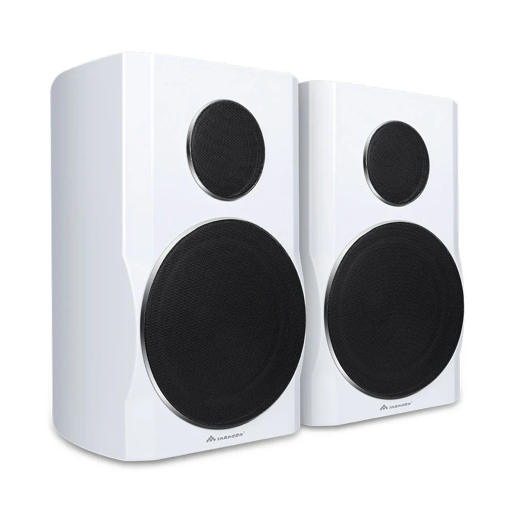 InAndOn Custom Factory 8 Inch Professional KTV Karaoke Home Speakers Piano Paint Speakers Audio Karaoke Set
