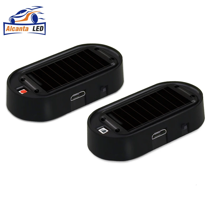 AlcantaLED Solar Powered Anti-Theft Caution Lamp For Audi Allroad Prologue