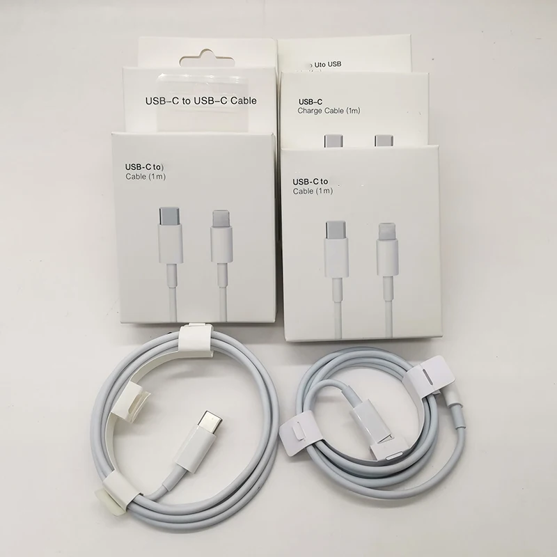 Оригинальный кабель mfi PD с USB C на Lighting для быстрой зарядки c iPhone 11 12 13 14 pro max