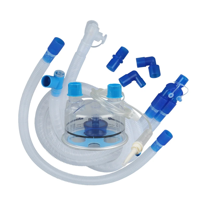 Medical Anesthesia Breathing Circuit with Heated Wire and Chamber