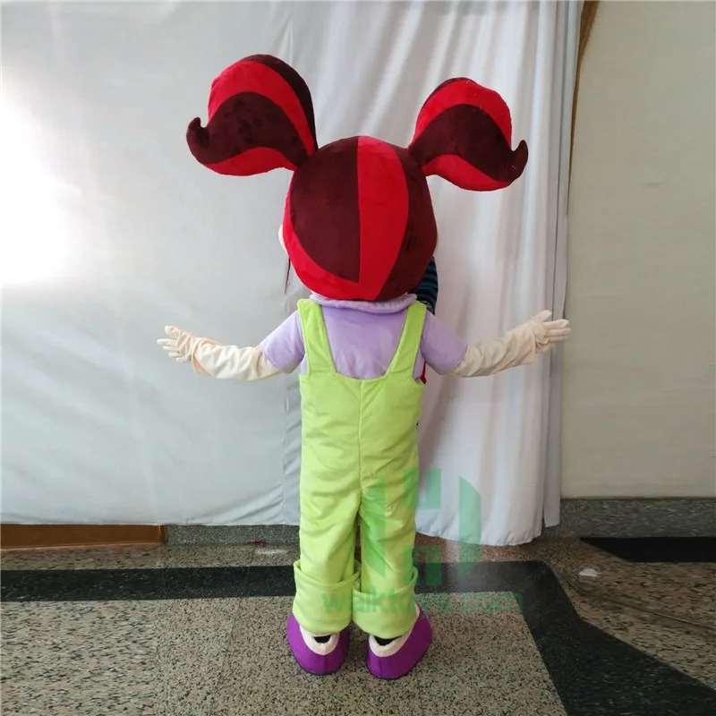 Custom Cartoon Boy Girl Mascot Costume XL Halloween Carnival Character Suit Helmet Printed EVA Holiday Promotion
