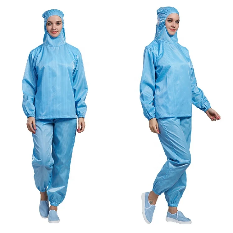 Cleanroom clothes esd garment antistatic work suit