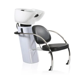 Modern style backwash salon furniture shampoo unit chair