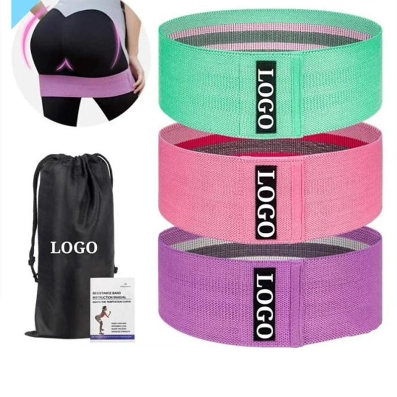 OEM Latex Waist Trainer Fitness Accessory Long Resistance Band Hip Circle for Yoga Fitness Weight Loss Belt Home Gym Equipment