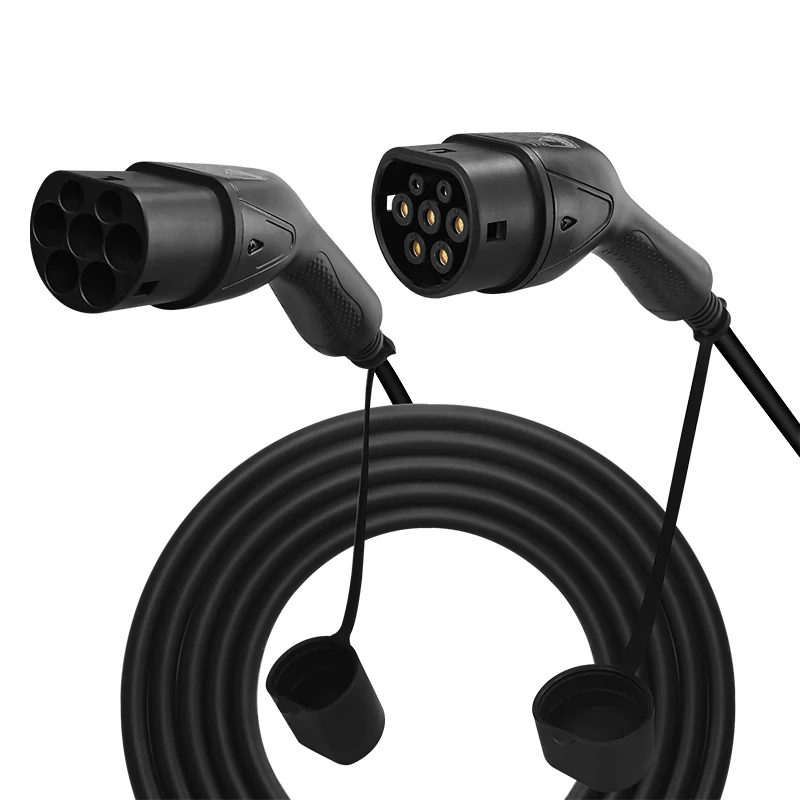 Hot Sale China Wholesale EV Charger OEM Mode 3 32A 3 Phase EV Cable 22kW Type 2 to Type 2 EV Charging Cable for Electric Vehicle