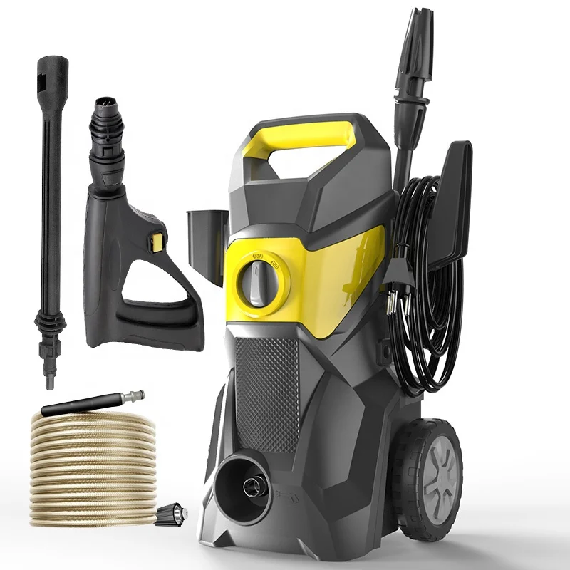 Electric High Pressure Car Washer Water Gun 2000W Portable Car Washing Machinery For Car