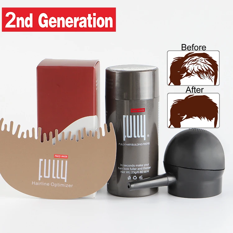 Manufacturer Good Quality Customize Labels 50G FULLY Natural Plant Keratin Hair Building Fibers Spray