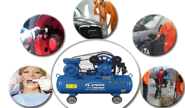 2HP Portable Belt Driven Air Compressor for Inflation