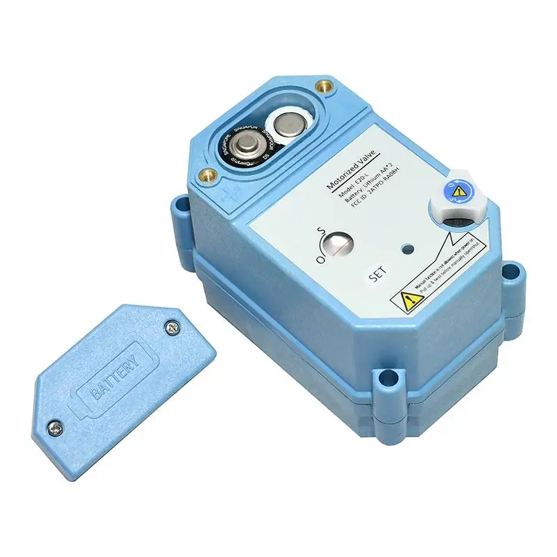 DN20 2-way Lorawan Lora wireless water shut off ball valve controller smart irrigation motorized open valve