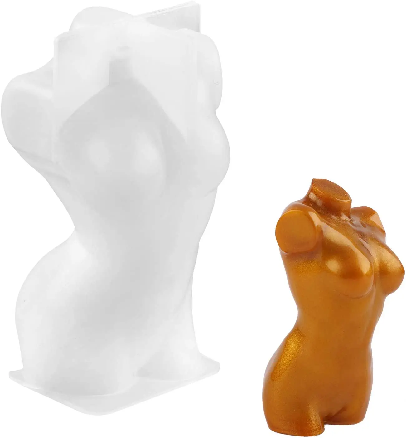 3D Body Shape Moulds Silicone Body Stand Mold Female Male Model Body Mould Expoxy Resin Mold