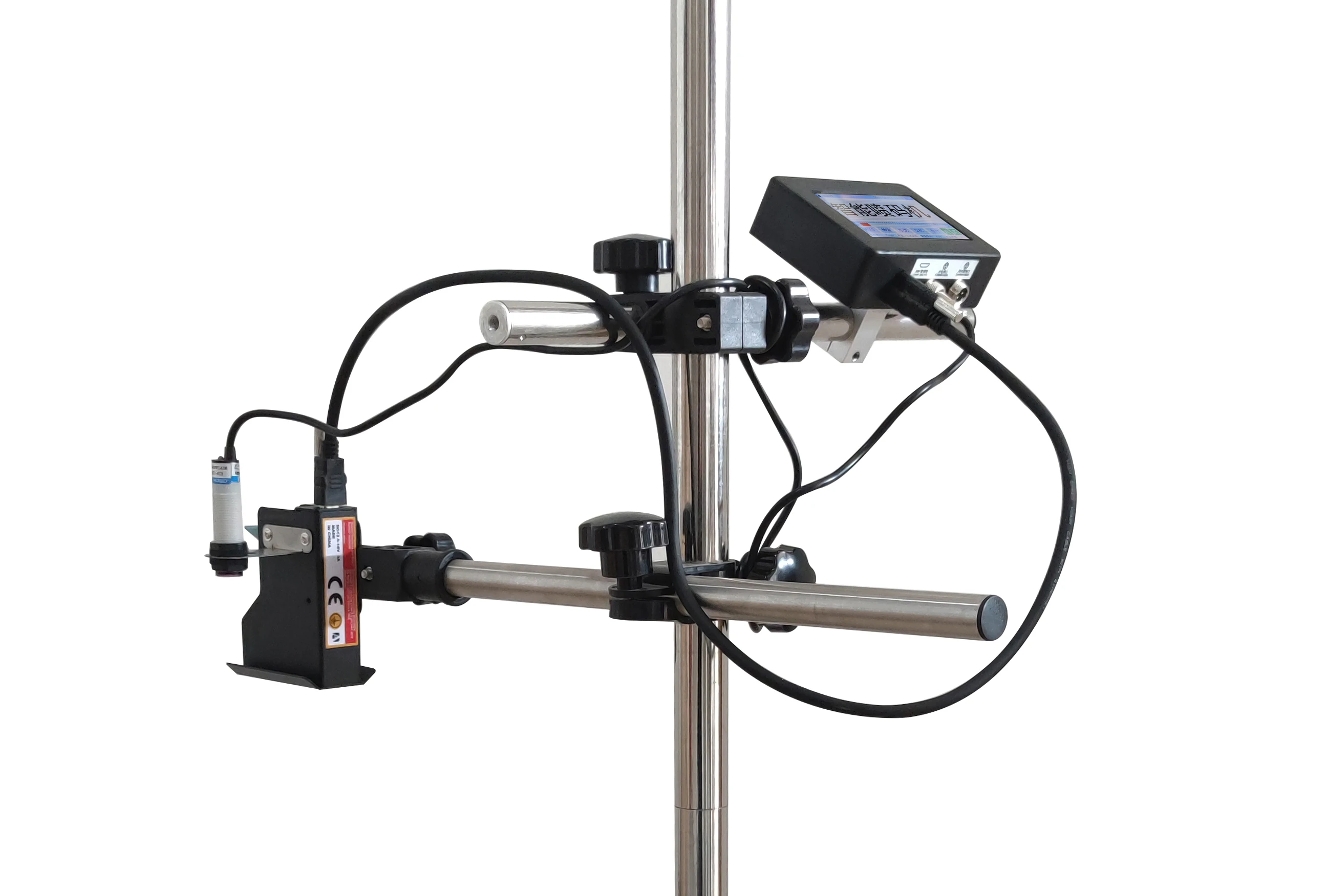 D&H TIJ 5 inch screen  Online Inkjet Printer 12.7mm Printing Height Inkjet Coding Printer Expiry Date Bar QR Code