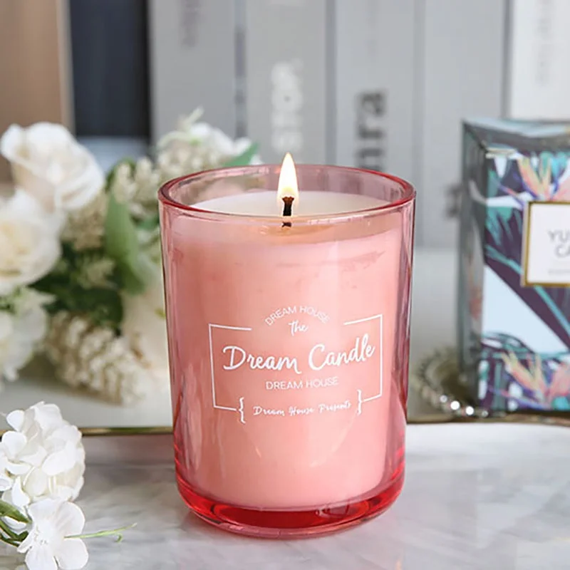 Wholesale bulk personalized Manufacturer of Scented Candles Glass Luxury Scented Soy Wax Candle