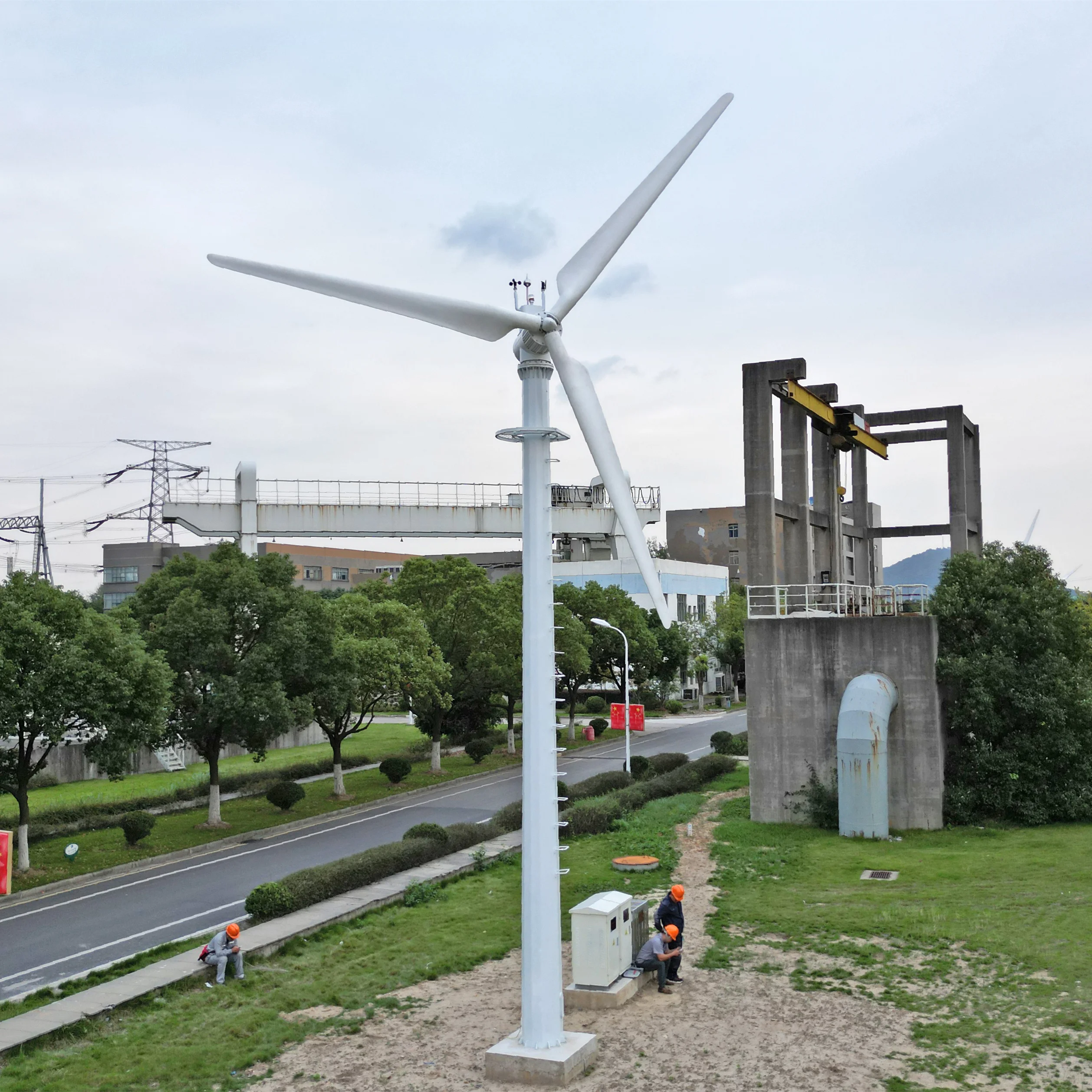 Green Energy 100kw 240/380/690v  Wind Turbine Wind Generator Automatic Windward For Factory & Hotels & Farms