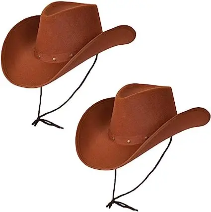 Wicked Costumes Adult Texan Cowboy Hat Brown Fancy Dress Party Accessory Wild Western Country Western Rancher Hats For Men