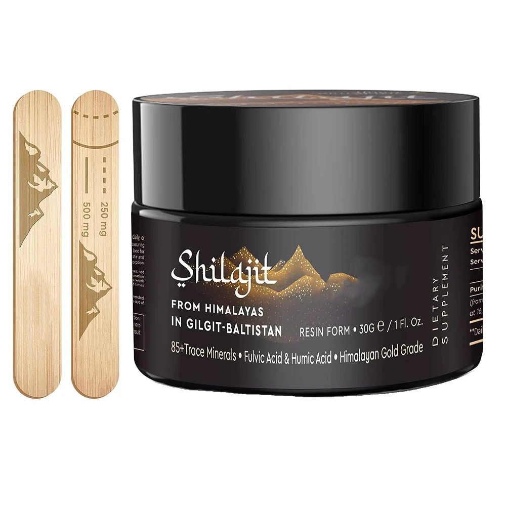 FAST SHIPPING Shilajit Resin Original Siberian Pure Shilajit Humic Acid Supplement Support Metabo
