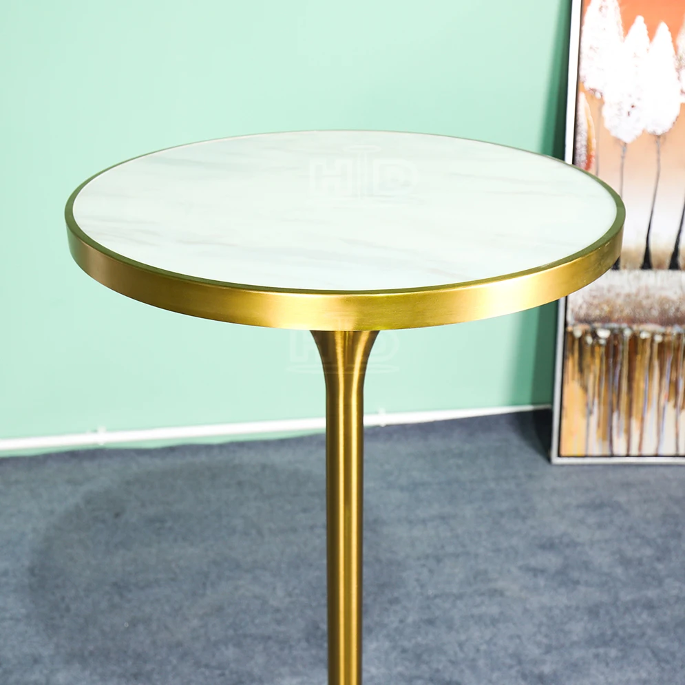 Popular sale brushed brass bar height table legs