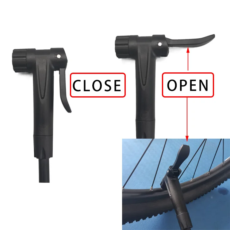 Factory Price Bicycle Air Hand Pump Smart Valve Head Bike Tire Floor Pump Automatically Switching with Gauge