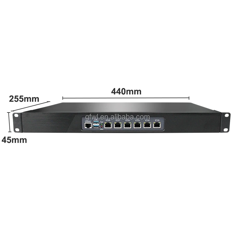 Guanfeng N5105 1U 6 i225 2.5G Lan Soft Router Barebone Linux X86 Security Enterprises Hardware Wifi Firewall Router Appliance