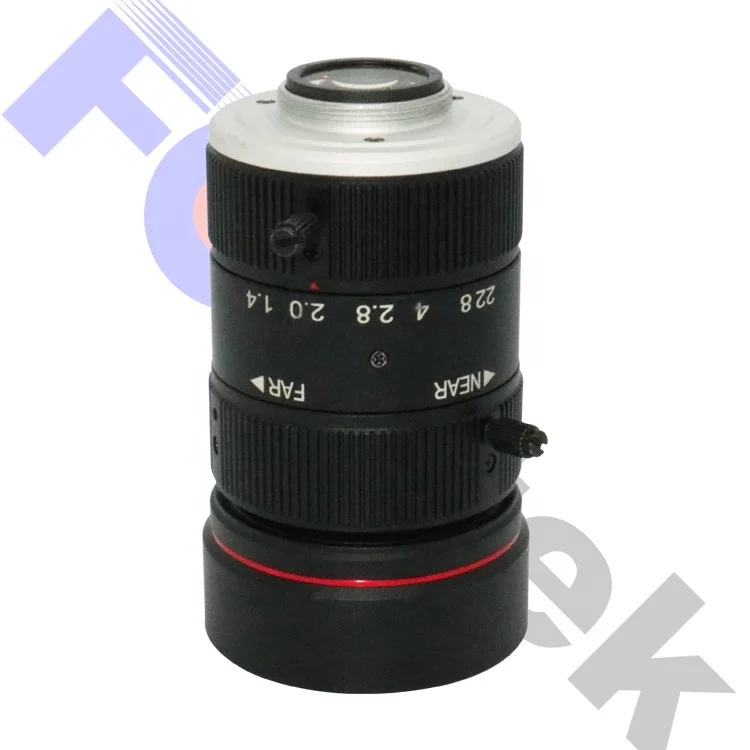 CCTV Camera Lens For CCTV Security Camera  F1.4   12mm Lens 12MegaPixel C-mount