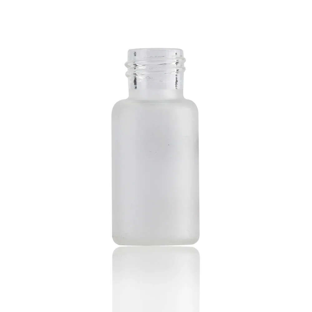 Pocket 5ml screw scrub cosmetics available with dropper spray tubular glass bottles
