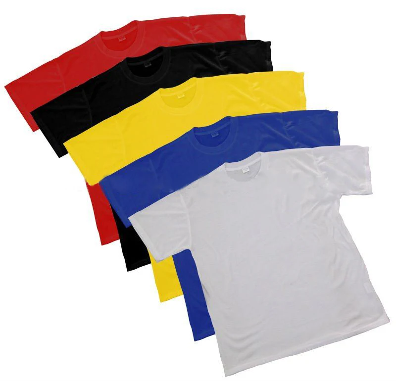 100% Polyester Sublimation wholesale blank t-shirts
