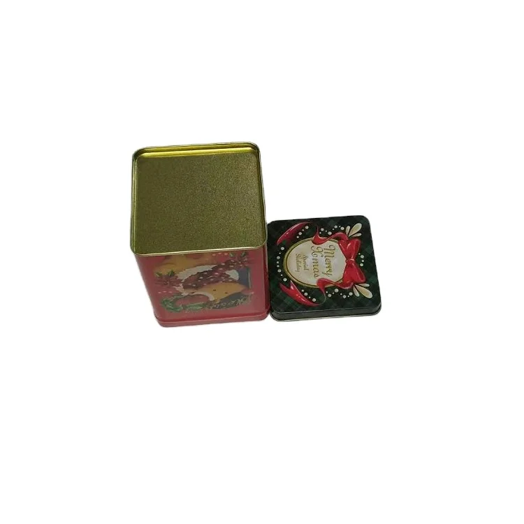 Oem Customized Wholesale Cheap Price Square Rectangular Tea Tin Gift Metal Box