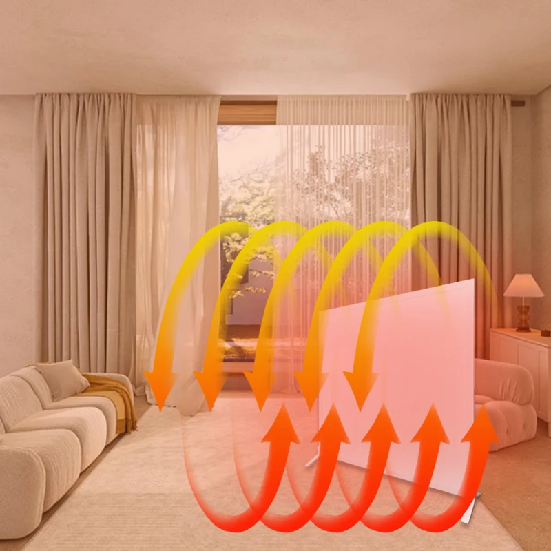 Energy-saving graphene carbon crystal flat panel heater wall-mounted painting wall heating far infrared heating plate heater